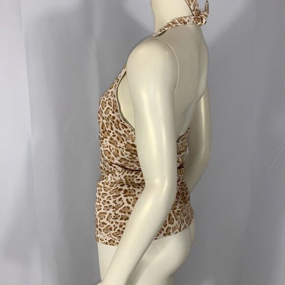Jones New York Animal Print Halter top - Picture 6 of 11